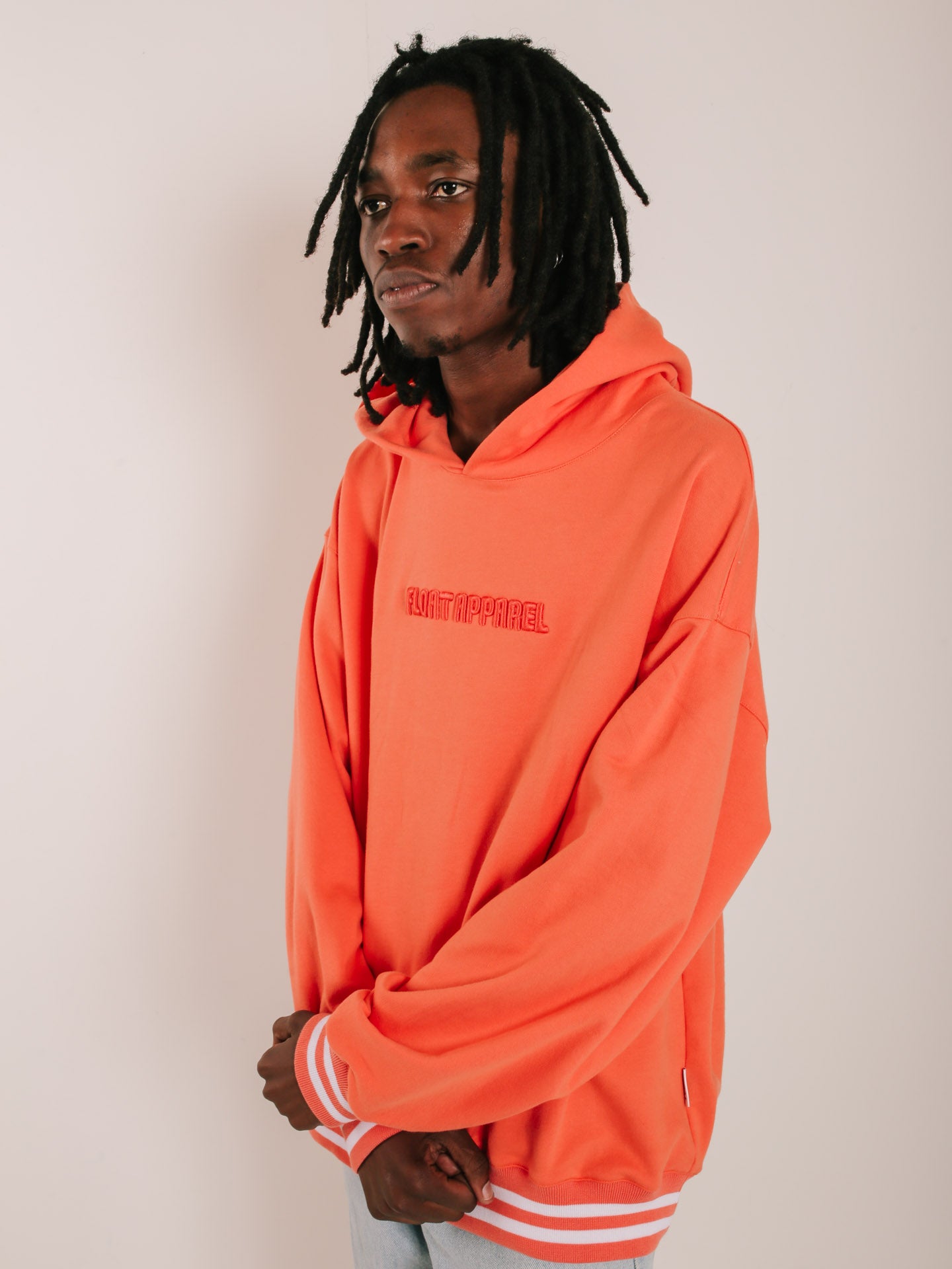 Pastel Hoodie Orange Float Apparel