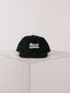 Retro 5 Panel Black Racing Cap