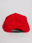 Retro 5 panel Red Racing Cap