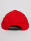 Retro 5 panel Red Racing Cap